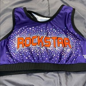 Rockstar Cheer Sports Bra